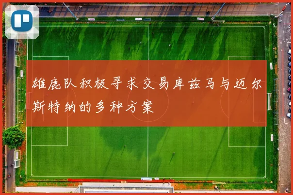 雄鹿队积极寻求交易库兹马与迈尔斯特纳的多种方案